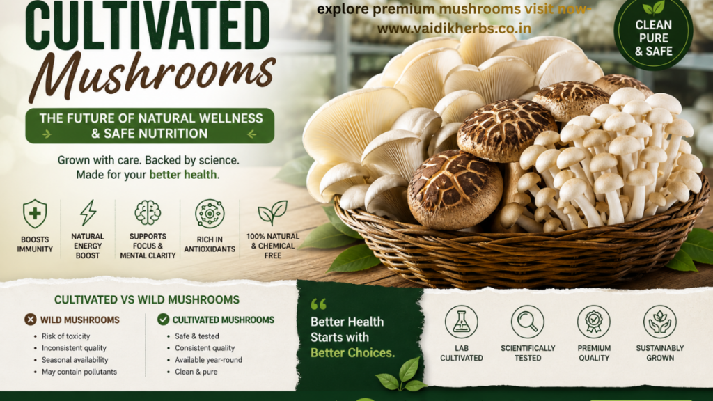 cultivated mushrooms